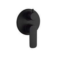 Смеситель для душа Paini Nove 09YO6911 встраиваемый c дивертором, чёрный