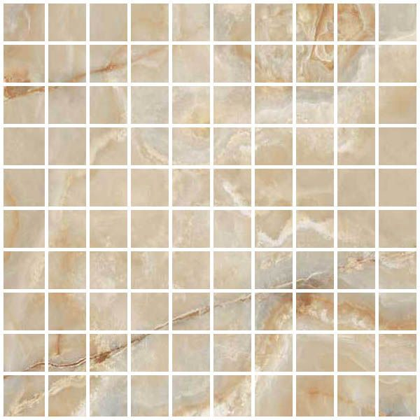 Мозаика ONYX&MORE GOLDEN ONYX SATIN MOSAICO 3X3 (767663) 30x30 от Casa Dolce Casa (Италия)