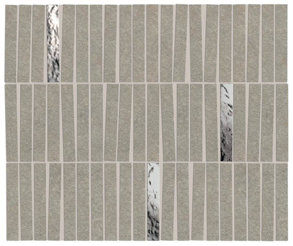 Мозаика Boost Mineral Grey Mosaico Domino Lux (AIHI) 35x29.2 от Atlas Concorde (Италия)