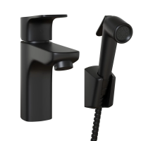 Cмеситель для раковины с гигиеническим душем Paini Viva Style P4YO205/574 черный