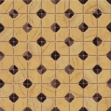 Керамогранит Iliada-PR Ocre 43.5x43.5 от Vives Ceramica (Испания)