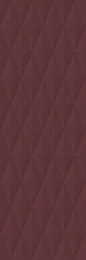 Настенная плитка Eclettica Purple Struttura Diamond 3D M1A8 40x120 от Marazzi Italy (Италия)