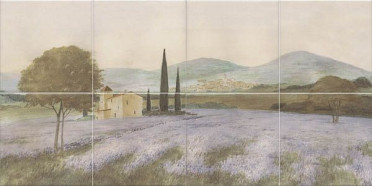 Панно Пикарди VB/A08/8x/17000 Лавандовое поле 30x60 от Kerama Marazzi (Россия)