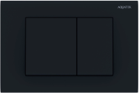 Кнопка смыва Aquatek KDI-0000012 черная