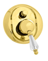 Встраиваемый смеситель для душа Cezares Vintage VINTAGE-VDIM-03/24-Sw золото