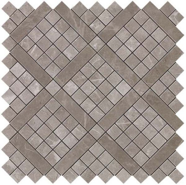 Мозаика Marvel Grey Fleury Diagonal Mosaic (9MVD) 30.5x30.5 от Atlas Concorde (Италия)
