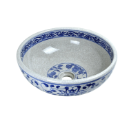 Раковина накладная Bronze de Luxe 40 2241 синий