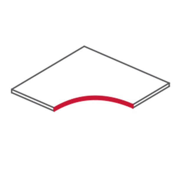 Спецэлемент SHALE GREIGE ANGOLARE CURVILINEO COSTA LUC. (SL03AP6S) 60x60 от Italgraniti (Италия)