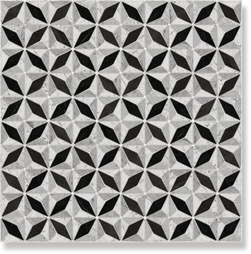 Керамогранит Via Appia Medix Negro 43.5x43.5 от Vives Ceramica (Испания)