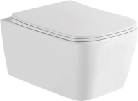 Унитаз подвесной с сиденьем Aquanet Trend LX-1148 безободковый