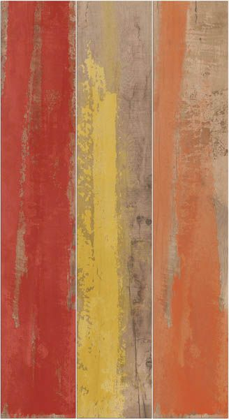 Декор LIST.CLAY PAINT RETT MIX3 20x120 от ABK Ceramiche (Италия)