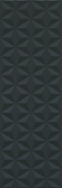 Настенная плитка Диагональ черный структура обрезной (12121R) 25x75 от Kerama Marazzi (Россия)