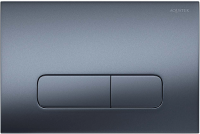 Кнопка смыва Aquatek KDI-0000034 оружейная сталь