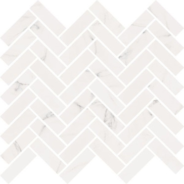 Мозаика SENSI MOS CHEVRON STATUARIO 30x30 от ABK Ceramiche (Италия)