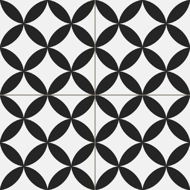 Керамогранит CIRCLE Black Pre. 45x45 от Prissmacer (Испания)