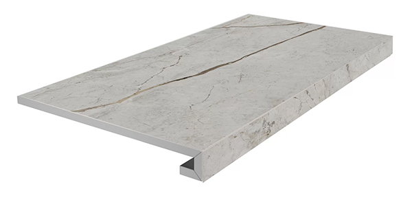 Фронтальная ступень клееная Ифран серый светлый мат. обр. (KM6060G0061RGCF) 33x60 от Kerama Marazzi (Россия)