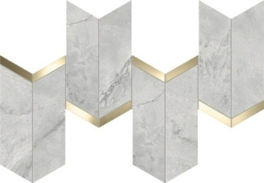 Мозаика Marvel X Grey Cloud Mosaico Chevron Lappato (AF8Z) 19.2x46.3 от Atlas Concorde (Италия)