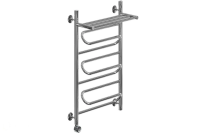 Полотенцесушитель электрический 800x400 Ника Curve ЛЗ ВП 80/40 лев