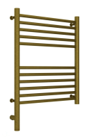 Полотенцесушитель электрический 600х500 Сунержа Богема + прямая 05-5804-6050 бронза