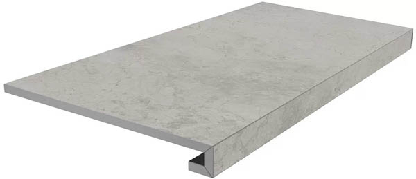 Фронтальная ступень Риальто клееная серый светлый матовый (SG850390R\GCF) 33x80x0.9 от Kerama Marazzi (Россия)