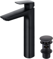 Смеситель для раковины Aquatek Вега 227 AQ1005MB черный