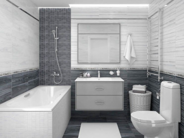 Декор Zen мозаичный чёрный MM60068 20x60 от Laparet