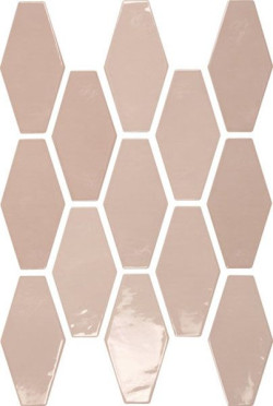 Настенная плитка HARLEQUIN PINK 10x20 от APE Ceramica (Испания)