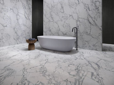 Керамогранит Statuario Bianco Full Body Italy Polished (12 мм) (MN003APT321612) 160x320 от Moreroom (Китай)