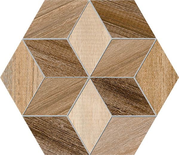 Керамогранит Hexagono Freret Multicolor 23x26.6 от Vives Ceramica (Испания)
