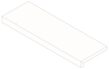 Фронтальная ступень Boost Stone Clay Elemento L Grip (A7QB) 33x120 от Atlas Concorde (Италия)