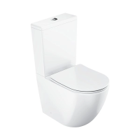 Унитаз-компакт напольный с бачком и сиденьем микролифт Ravak Optima X01870 безободковый