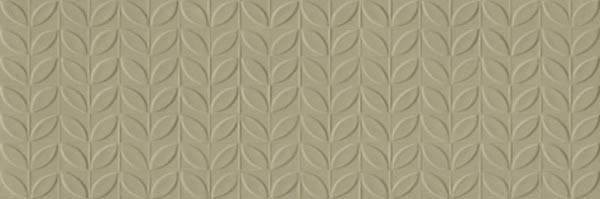 Настенная плитка Vida Struttura Foglia 3D Verde Rett (RA6N) 30x90 от Ragno (Италия)