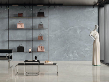 Керамогранит Marvel Onyx White Bookmatch Lapp. 6mm (AJKB) 160x320 от Atlas Concorde (Италия)