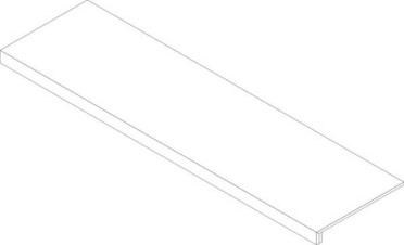 Фронтальная ступень Boost Stone Taupe Scalino (A7OU) 33x120 от Atlas Concorde (Италия)