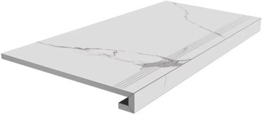 Фронтальная ступень Монте Тиберио клееная белый лаппатированный(SG849992R\GCF) 33x80x0.9 от Kerama Marazzi (Россия)