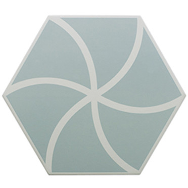 Керамогранит FANCY WAVES BLUE (127009) 20x23 от DNA Tiles (Испания)