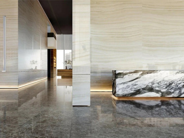 Керамогранит Onyx Blue Polished (6 мм) (MN433BP321606) 160x320 от Moreroom (Китай)