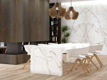 Керамогранит BOOKMATCH VAGLI GOLD A POLISHED 160x320x0.6 от Ascale (Испания)