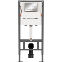 Инсталляция для унитаза Ceramica Nova CN121002CH хром