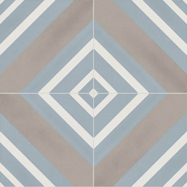 Керамогранит DECO ANTHOLOGY GEO A LIGHT BLUE NAT. 20x20 от Elios/Exelle (Италия)