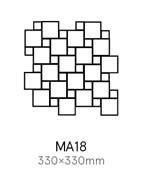 Мозаика Tardivo Bianco-M MA18 (Art##0007121) 33x33 от Nanogress (Китай)