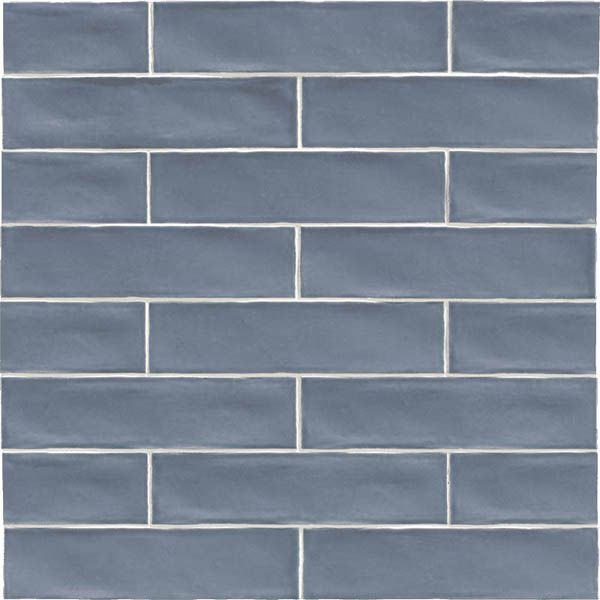 Настенная плитка Backstage Original Blu Brillo 7.5x30 от Mainzu (Испания)