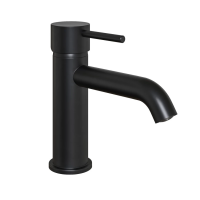 Смеситель для раковины PAINI Cox, удлиненный излив, черный матовый PVD