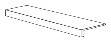 Фронтальная ступень SENSI ROMA GRADONE TOP.CREAM NA3 R (PF60012712) 32x120x4.5 от ABK Ceramiche (Италия)
