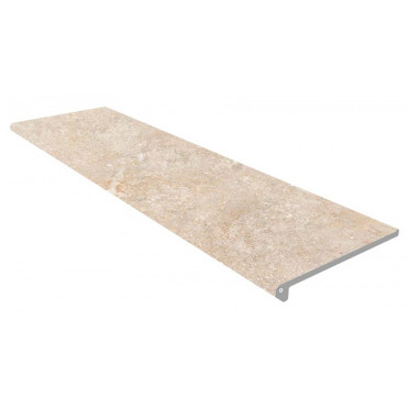 Фронтальная ступень Petra Smooth Round. Beige 120 33x120 от Gres de Aragon (Испания)