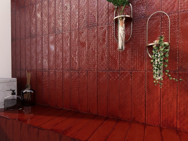 Настенная плитка RAIN NERO 7.5x30 от Prissmacer (Испания)