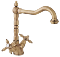 Смеситель для раковины Cezares Nostalgia NOSTALGIA-LS2-02 бронза