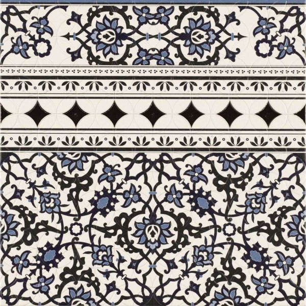 Керамогранит Orly Deco Cenefa матовая 44x44 от Realonda Ceramica (Испания)