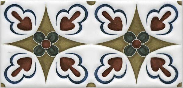 Декор Клемансо STG/B620/16000 орнамент 7.4x15 от Kerama Marazzi (Россия)