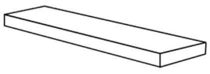 Ступень SENSI ANG.TOP DX ONICE BEIGE 32x120 от ABK Ceramiche (Италия)